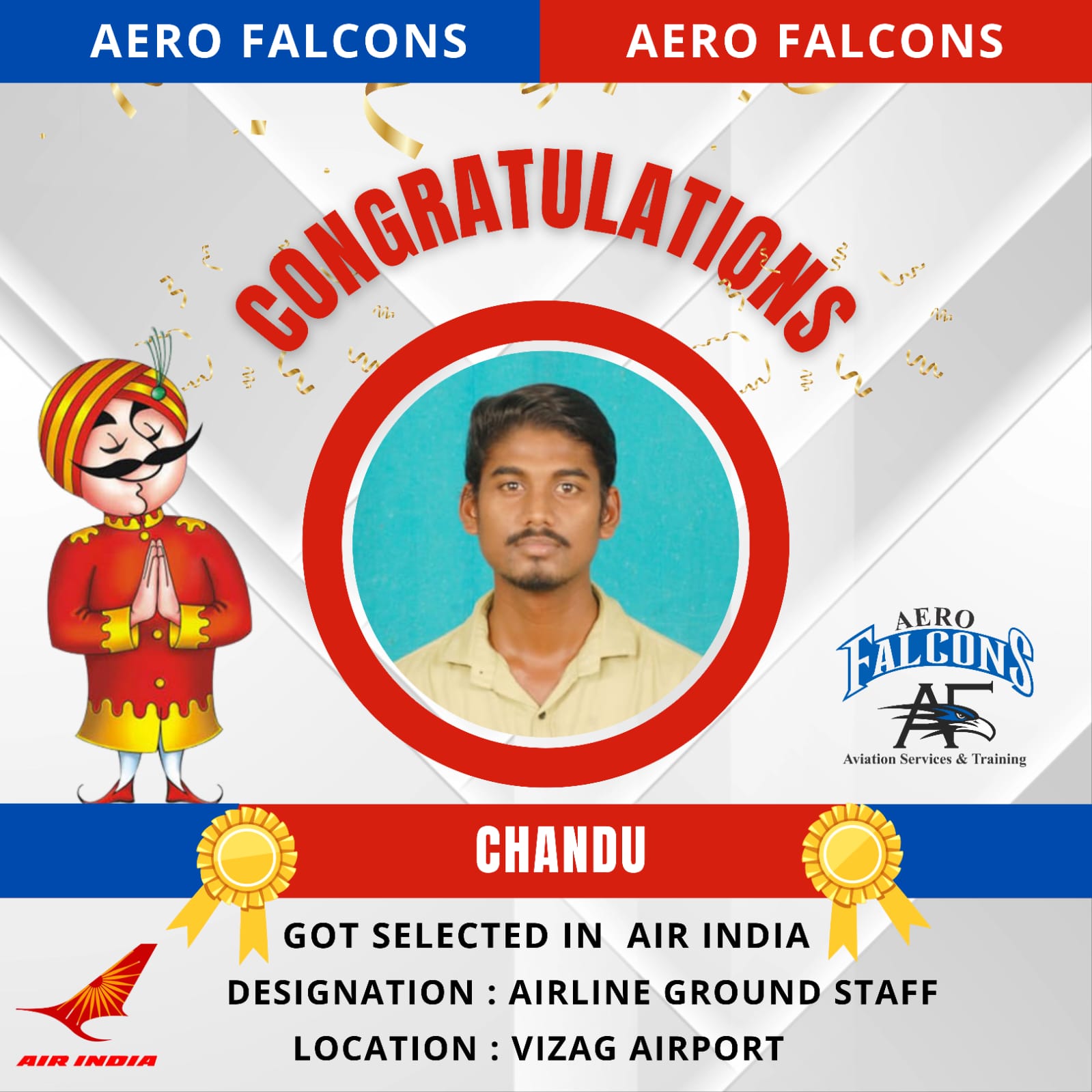 placements for Aerofalcons aviation training academy