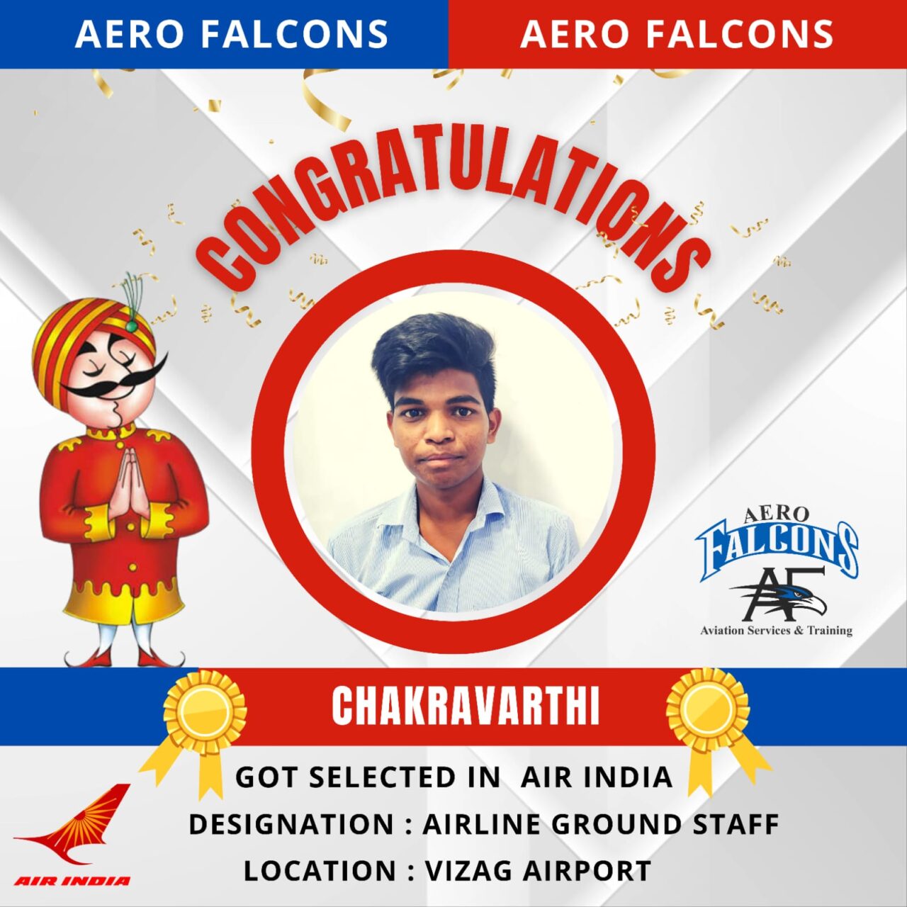 placements for Aerofalcons aviation training academy